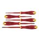 Felo Set dielektrični šrafcigeri Ergonic VDE E-slim SL/PZ 41385398 5 kom - 41385398
