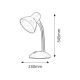Rabalux Stona lampa Dylan E27 1x MAX 40W crna (4169) - 4169-1-1-1