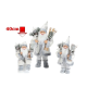 Novogodišnja figura Deda Mraz sivi 40 cm 42-70201 - 42-70201
