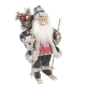 Novogodišnja figura Deda Mraz sa skijicama 40 cm 42-70204 - 42-70204