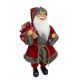 Novogodišnja figura Deda Mraz 45cm, crvena/siva - 42-71319