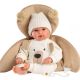 LLORENS Lutka beba Bimbo sa braon medom - 63645