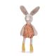 MOULIN ROTY Plišana igračka zeka - Trois Petits Lapins, roze - 678025