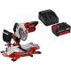EINHELL Akumulatorska preklopna testera TE-MS 18/210 - Solo + Power-X-Change 18V 4,0Ah - 4300890+4512042