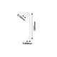 RABALUX Podne lampa Derek siva, E27 25W - 4329-1-1