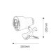 Rabalux Stona lampa Clip E14 R50 1x MAX 40W crna (4357) - 4357