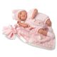 LLORENS Lutka beba Mimi sa roze jastukom - 74034-1-1