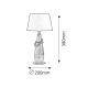 Rabalux Noćna svetla Evelyn E14 1x MAX 40W srebrna (4372) - 4372