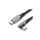 VENTION USB Type-C Kabl pod uglom 5A 2m - Sivi - 043722