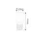 RABALUX Stona lampa Sophie bela E14 40W - 4397