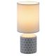 RABALUX Stona lampa Sophie bela, E14 40W - 4399