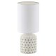 RABALUX Stona lampa Sophie bela, E14 40W - 4399