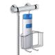 TATAY Viseća polica za kupatilo Caddy 22.5x8.5x40cm, inox - 4437100