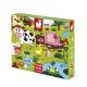 JANOD Taktilne puzzle - Farma sa životinjama - J02772