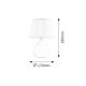 Rabalux Noćna svetla Ingrid E14 1x MAX 40W braon (4476) - 4476