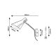 RABALUX Zidna lampa Alfons crna, E27 25W - 4504
