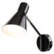 RABALUX Zidna lampa Alfons crna, E27 25W - 4504