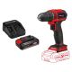 EINHELL Akumulatorska bušilica TE-CD 18/40 Li BL - Solo + Power-X-Change 18V 2,5Ah punjač i baterija - 4513997+4512097
