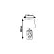 Rabalux Stona lampa Sonal E14 1x MAX 40W bela (4548) - 4548