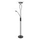 Rabalux Podne lampe Gamma Trend E27 2x MAX 15 + G9 1x MAX 40W mat crno (4554) - 4554