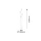 RABALUX Podna lampa Lanny crna, E27 15W - 4561-1