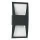 FORMA Spoljna LED lampa S4372 BK+WH, crna/bela - EP2682553