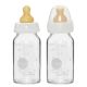 HEVEA Staklena flašica za bebe 2 komada u pakovanju, 120ml/4oz, 0-3 mes. - 458478