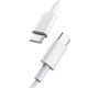 XWAVE Kabl Type C na Type C 2m/3A/65W, bela - EP2924590