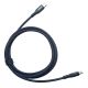 XWAVE Kabl Type C na Type C 1.5m/5A/100W, crna - EP2924593