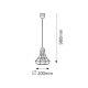 RABALUX Visilica Ramsey bakar, E27 60W - 4650