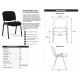 MODUL Konferencijska stolica Pro crna oc-609 - EP3128770