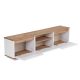 NORDURE TV komoda Sentinel, bela/braon - EP3057554