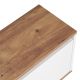 NORDURE TV komoda Sentinel, bela/braon - EP3057554