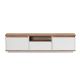 NORDURE TV komoda Sentinel, bela/braon - EP3057554