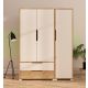 HANAH HOME Ormar Flora 137, bela/braon - EP3057566