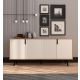 HANAH HOME Komoda Latina Modern 180, svetlo braon/bela - EP3057596