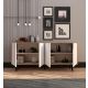 HANAH HOME Komoda Latina Modern 180, svetlo braon/bela - EP3057596