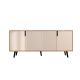 HANAH HOME Komoda Latina Modern 180, svetlo braon/bela - EP3057596