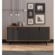 HANAH HOME Komoda Latina Modern 180, svetlo braon/antracit - EP3057602