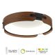 FORMA LED plafonska lampa F2097-75C BK+DWD, crna/braon - EP2794131