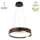 FORMA LED luster F2097-75V BK+DWD, crna/braon - EP2794137