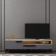 HANAH HOME TV komoda Zera, antracit - 475OLV1104