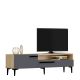 HANAH HOME TV komoda Zera, antracit - 475OLV1104