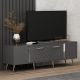 HANAH HOME TV komoda Detas, antracit/srebrna - 475OLV1139