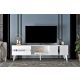 HANAH HOME TV komoda Vania, bela/srebrna - 475OLV1153