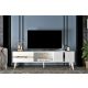 HANAH HOME TV komoda Vania, bela/zlatna - 475OLV1154