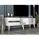 HANAH HOME TV komoda Vania, bela/zlatna - 475OLV1154