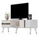HANAH HOME TV komoda Vania, bela/zlatna - 475OLV1154