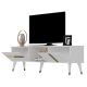 HANAH HOME TV komoda Vania, bela/zlatna - 475OLV1154