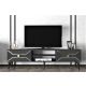 HANAH HOME TV komoda Yumedi, antracit/zlatna - 475OLV1158